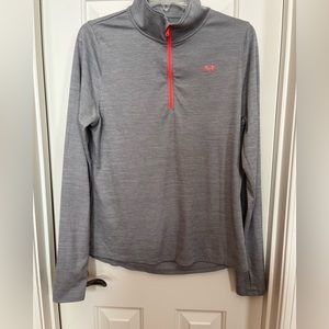Under Armour Heat Gear Semi-Fitted Zip Up Top Large.